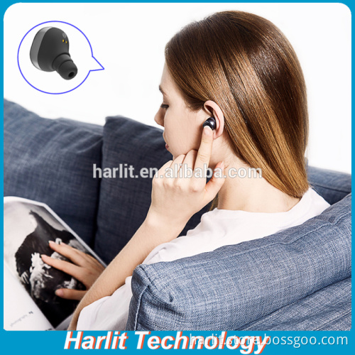 Ultra Mini In-ear Wireless Headphone True Wireless Stereo Sports Bluetooth 4.1 Headphones Cordless Earphones Sweatproof with Mic